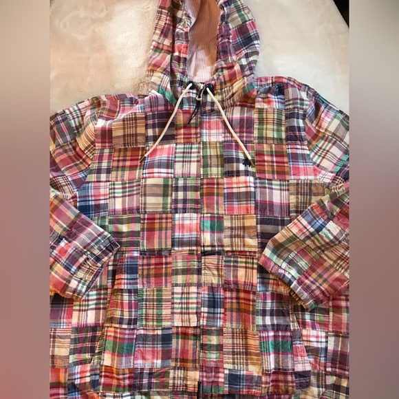 Brooks Brothers Other - Brooks Brothers Nantucket (Authentic) India Madras Patchwork Plaid Hoodie Jacket